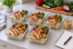 how to meal prep for the week