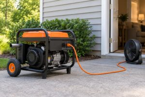 how to use a generator safely at home