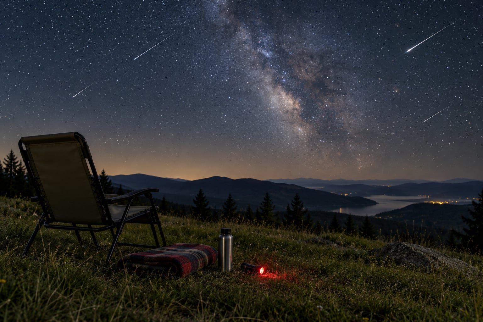 how to watch a meteor shower