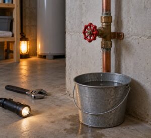 what to do if a pipe bursts