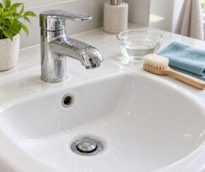 how to remove hard water stains