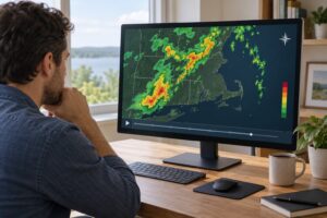 how to read a weather radar map