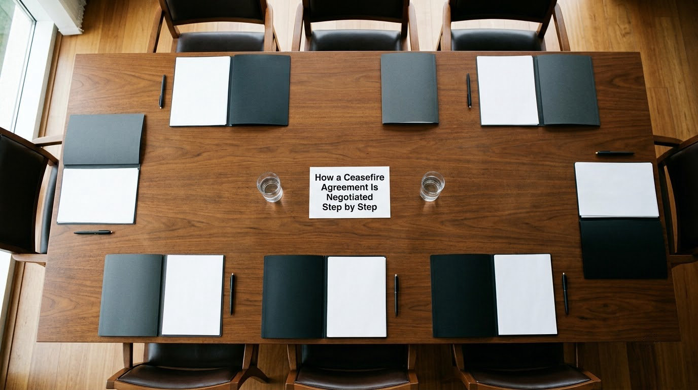 How a Ceasefire Agreement Is Negotiated Step by Step
