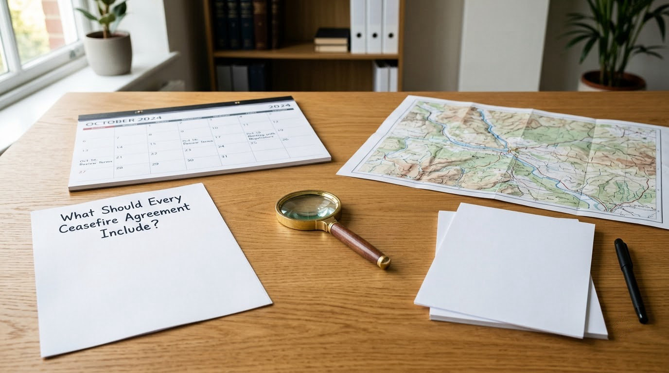 What Should Every Ceasefire Agreement Include?