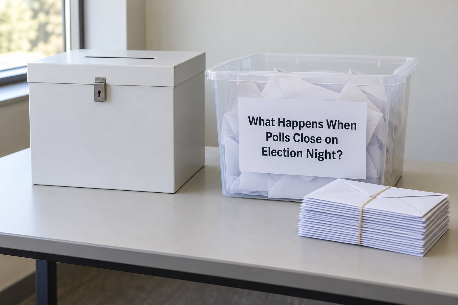 What Happens When Polls Close on Election Night?