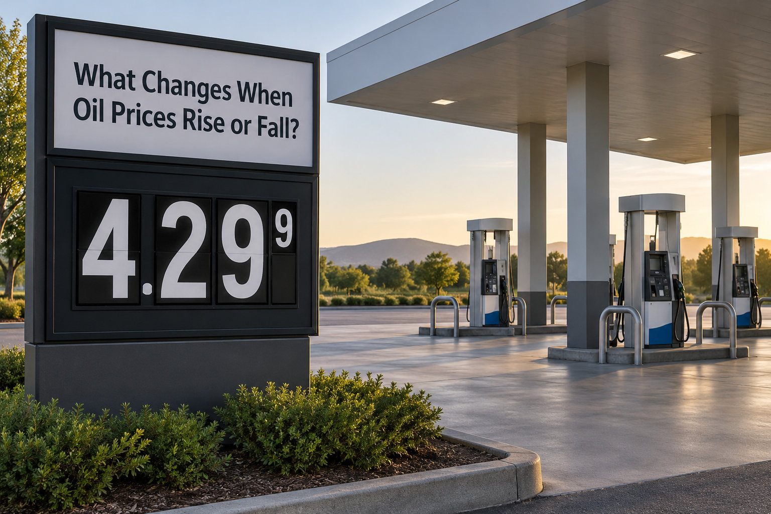 What Changes When Oil Prices Rise or Fall?