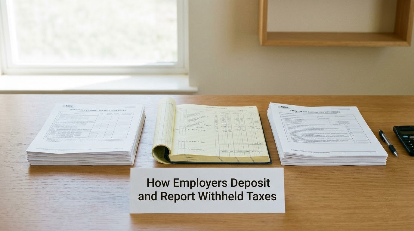 How Employers Deposit and Report Withheld Taxes