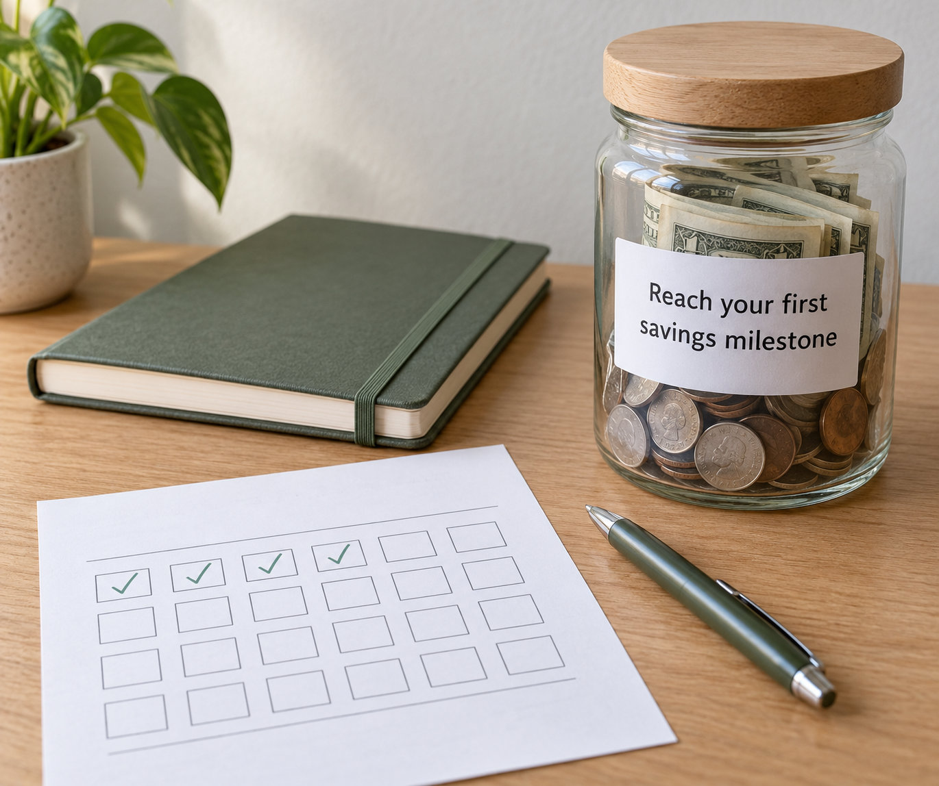 Reach your first savings milestone