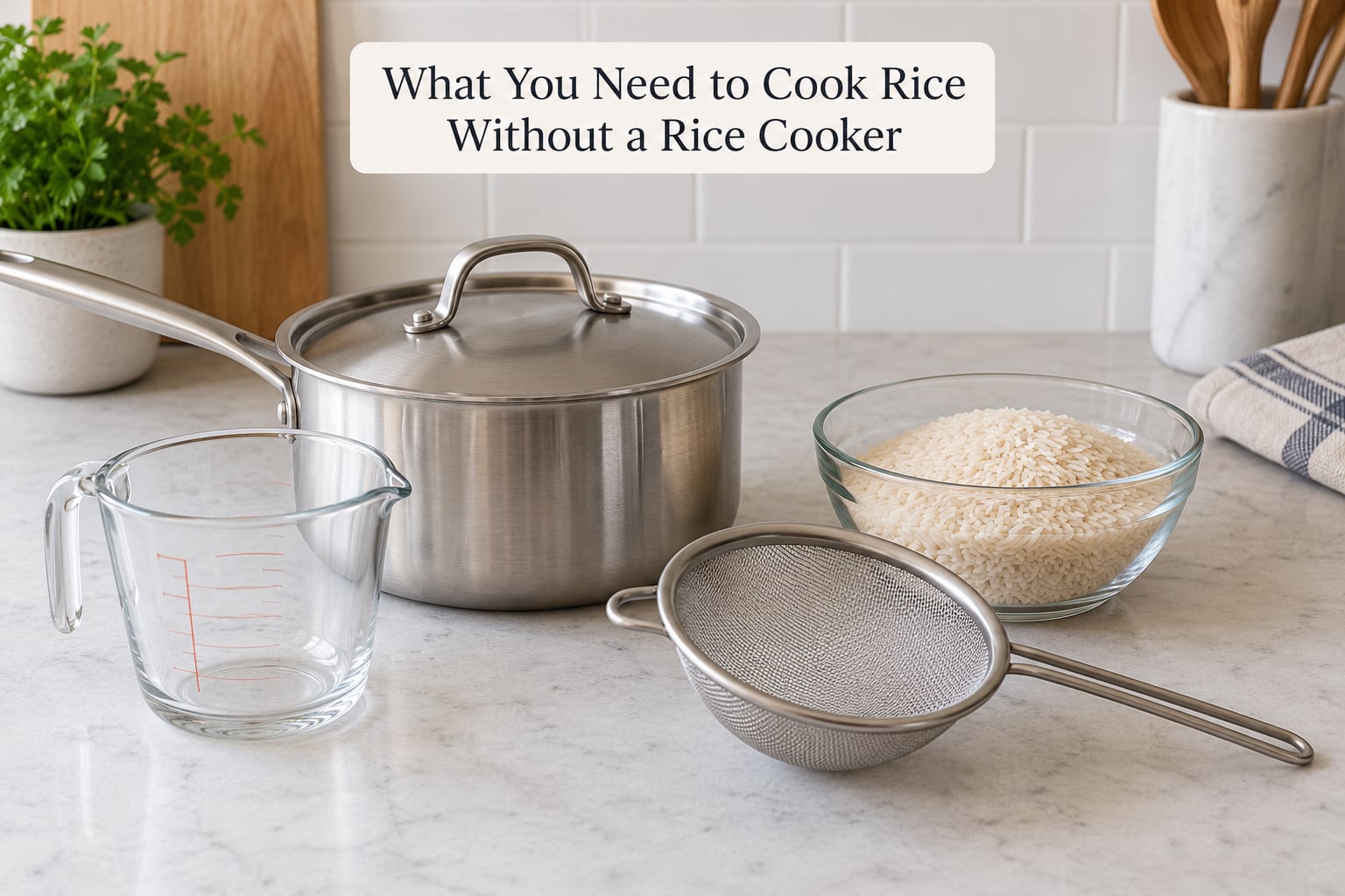 What You Need to Cook Rice Without a Rice Cooker