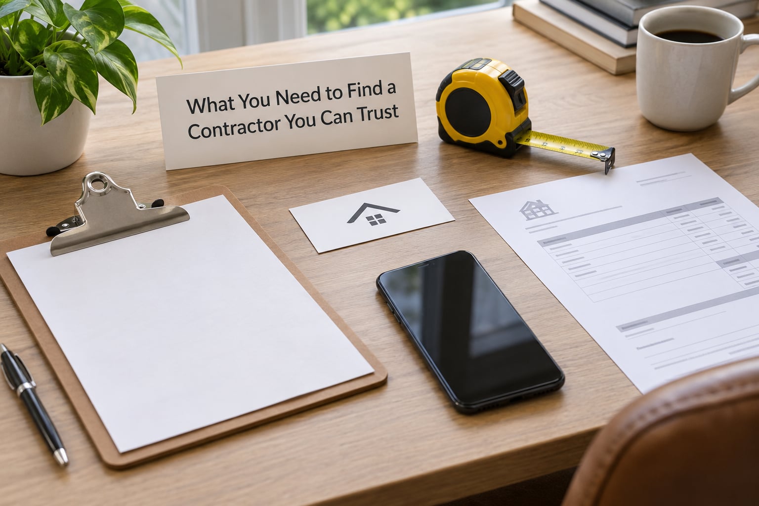 What You Need to Find a Contractor You Can Trust