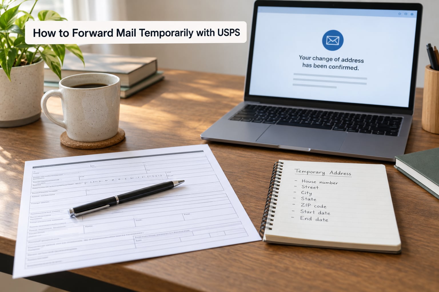 How to Forward Mail Temporarily with USPS