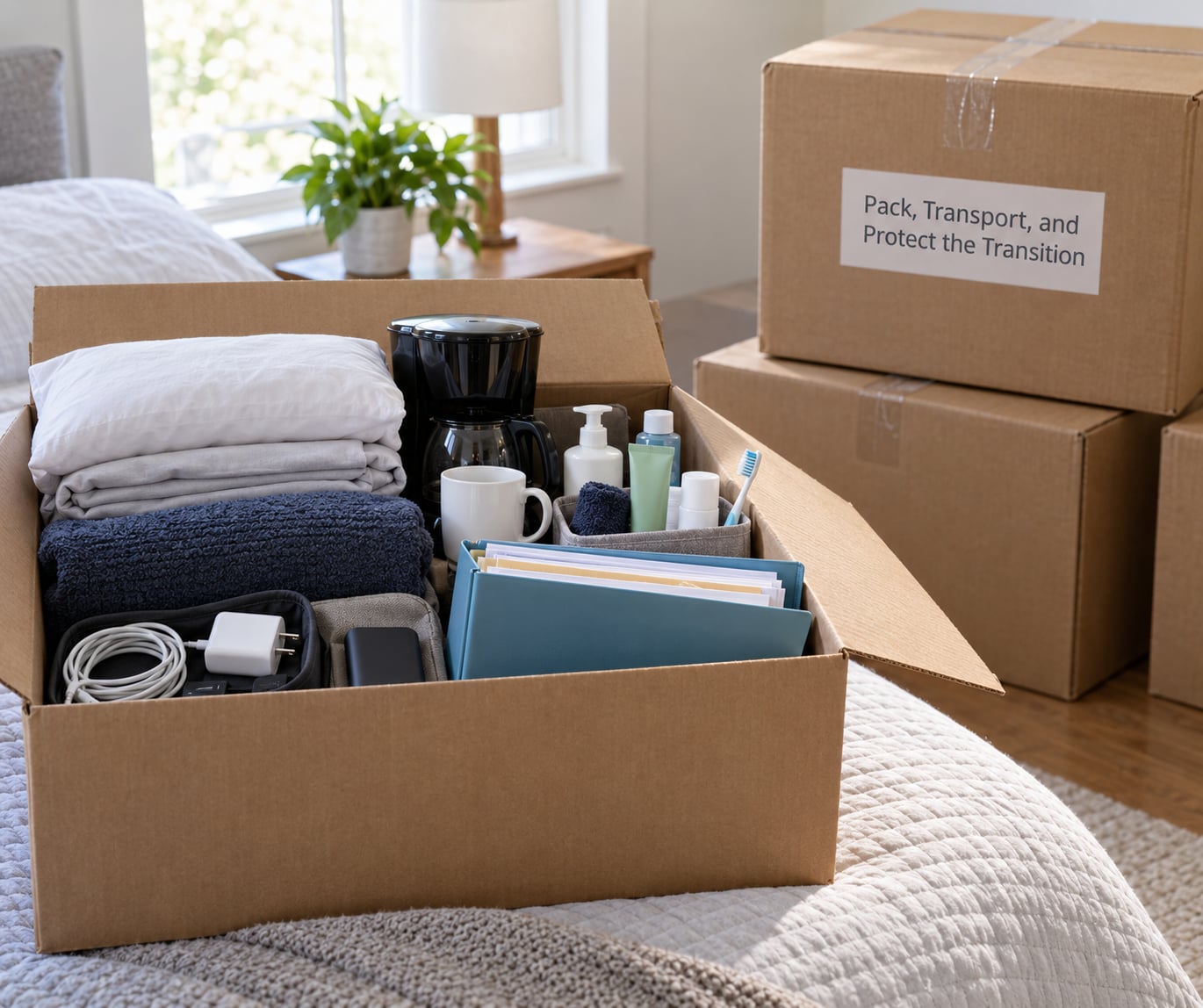 Pack, Transport, and Protect the Transition