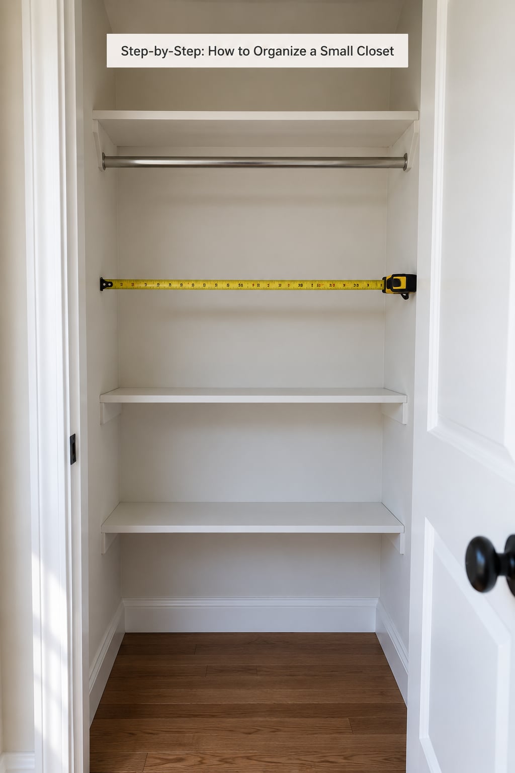 Step-by-Step: How to Organize a Small Closet