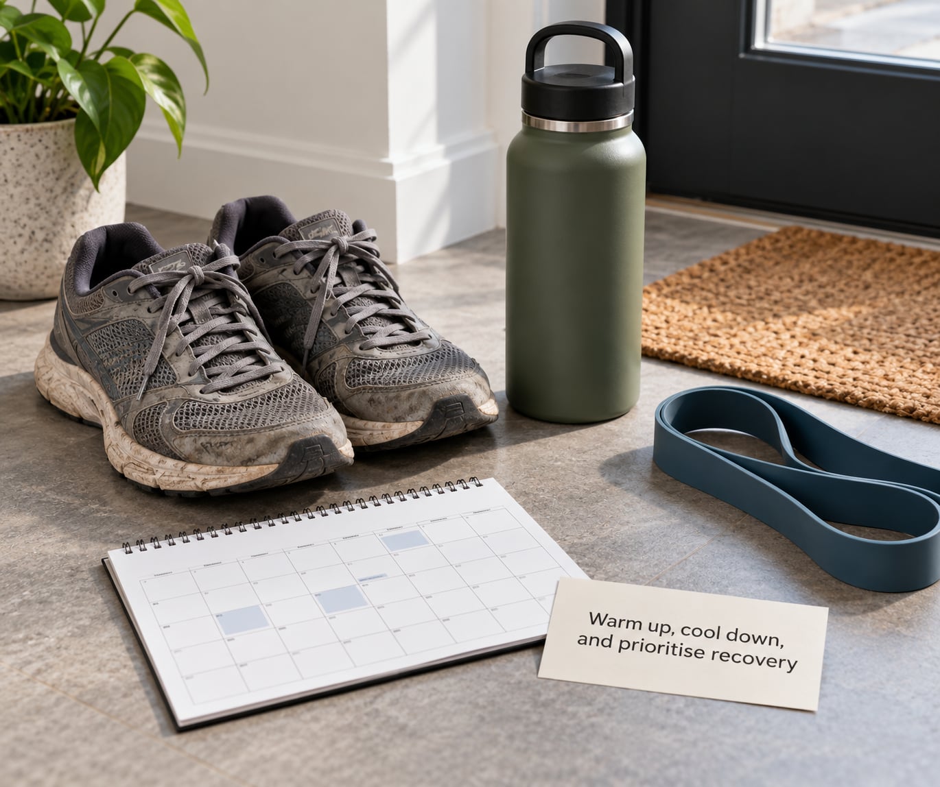 Warm up, cool down, and prioritise recovery