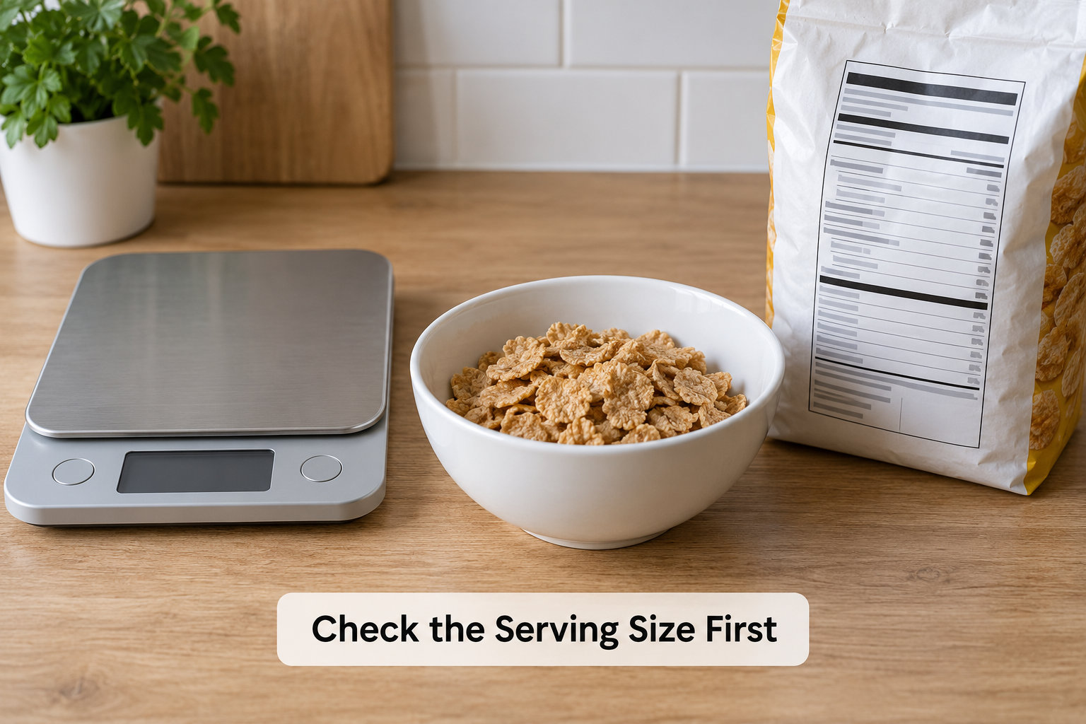 Check the Serving Size First
