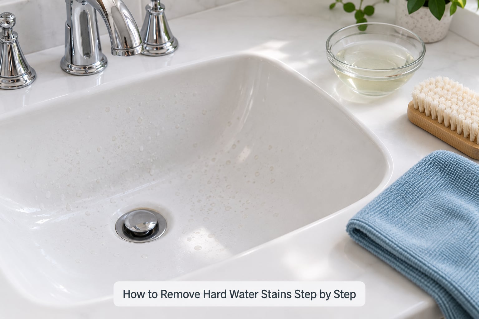 How to Remove Hard Water Stains Step by Step