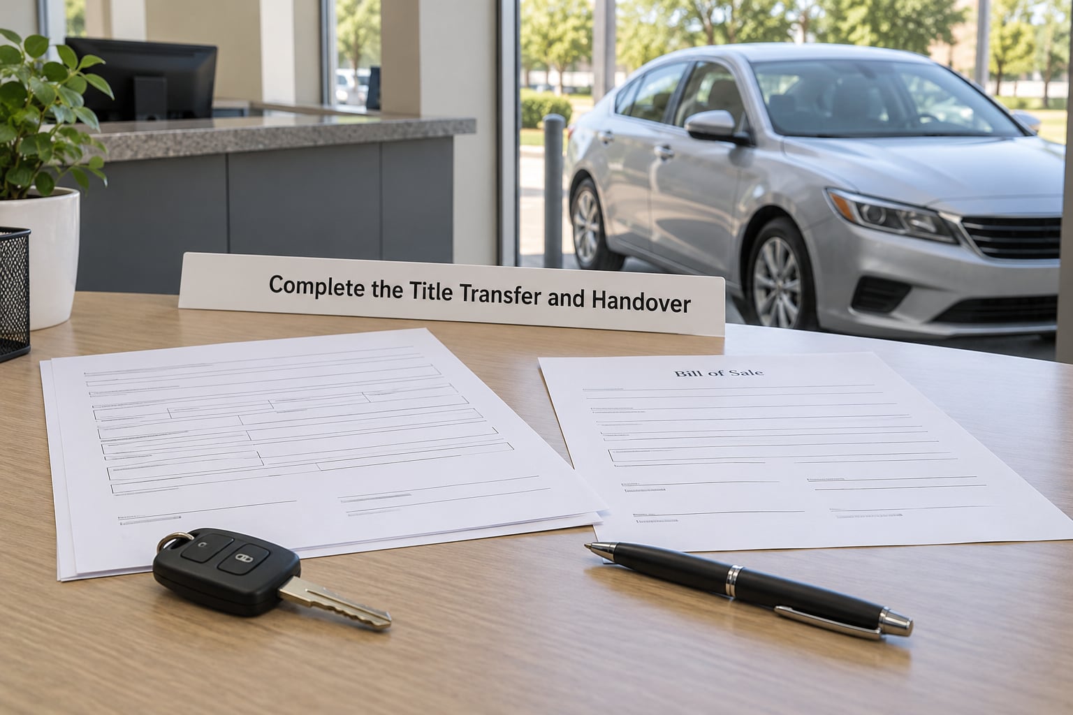 Complete the Title Transfer and Handover