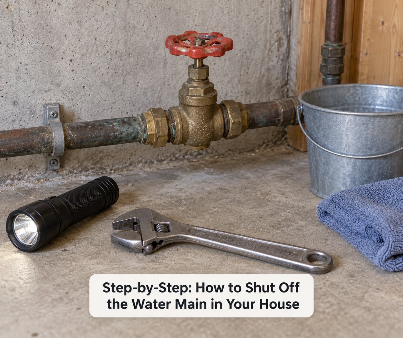 Step-by-Step: How to Shut Off the Water Main in Your House