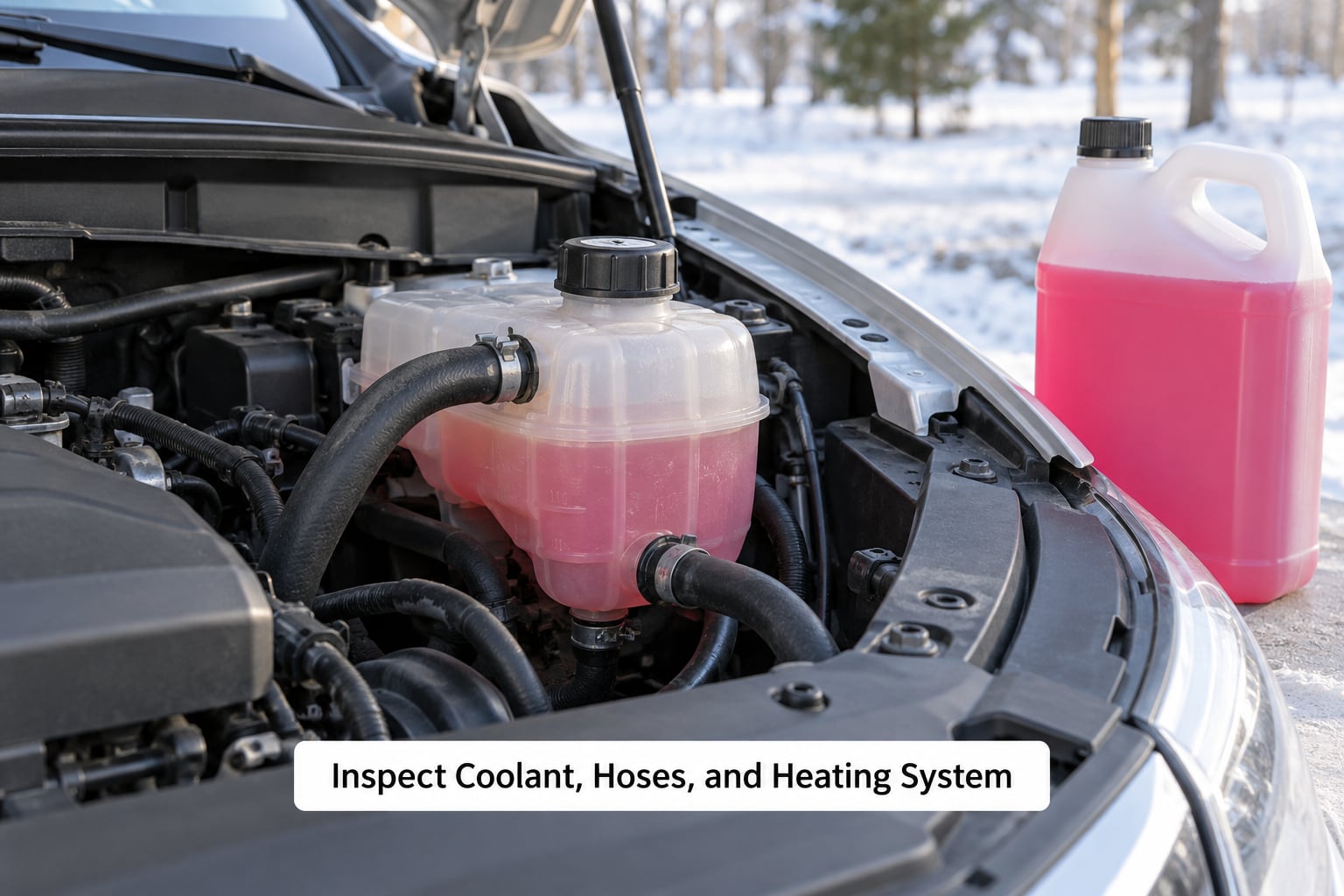 Inspect Coolant, Hoses, and Heating System