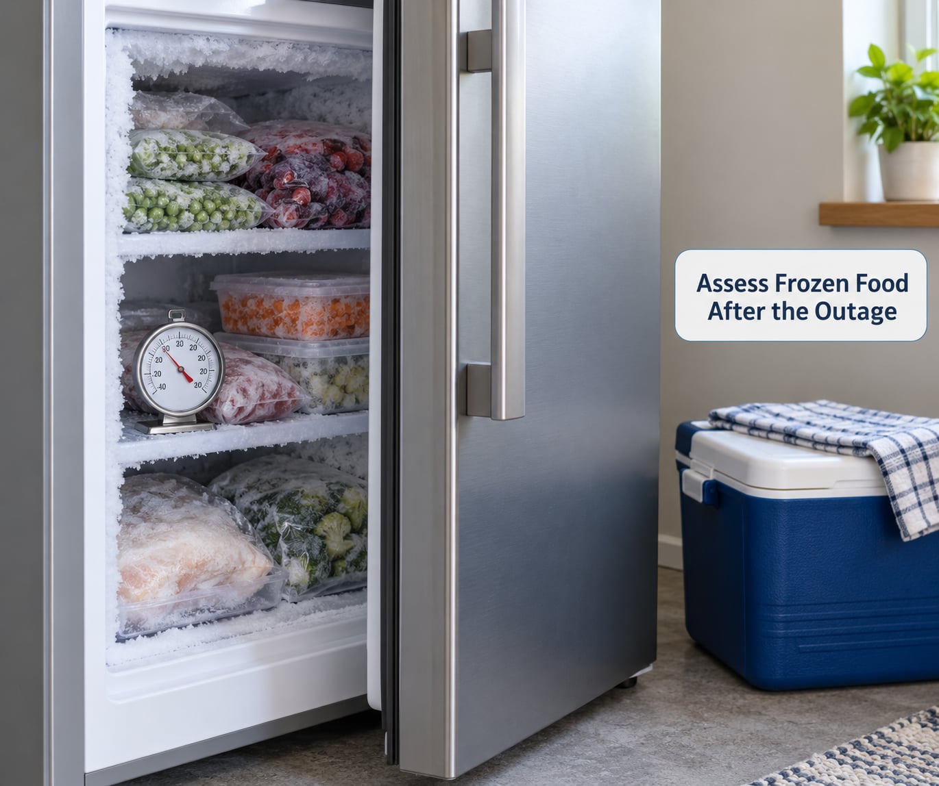 Assess Frozen Food After the Outage