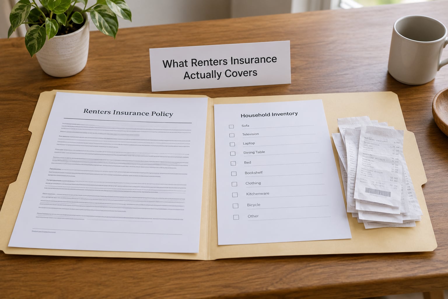 What Renters Insurance Actually Covers